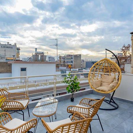 Pomegranate Luxury Penthouse Maisonette With Beautiful Terrace & Free Parking By Binobi ! Tesalónica Exterior foto